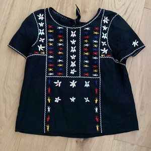 Madewell Cut Out Tie Back Top